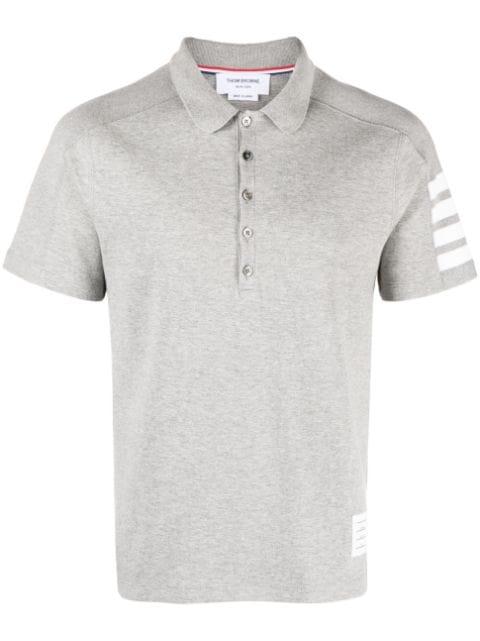 4-Bar stripe polo shirt by THOM BROWNE