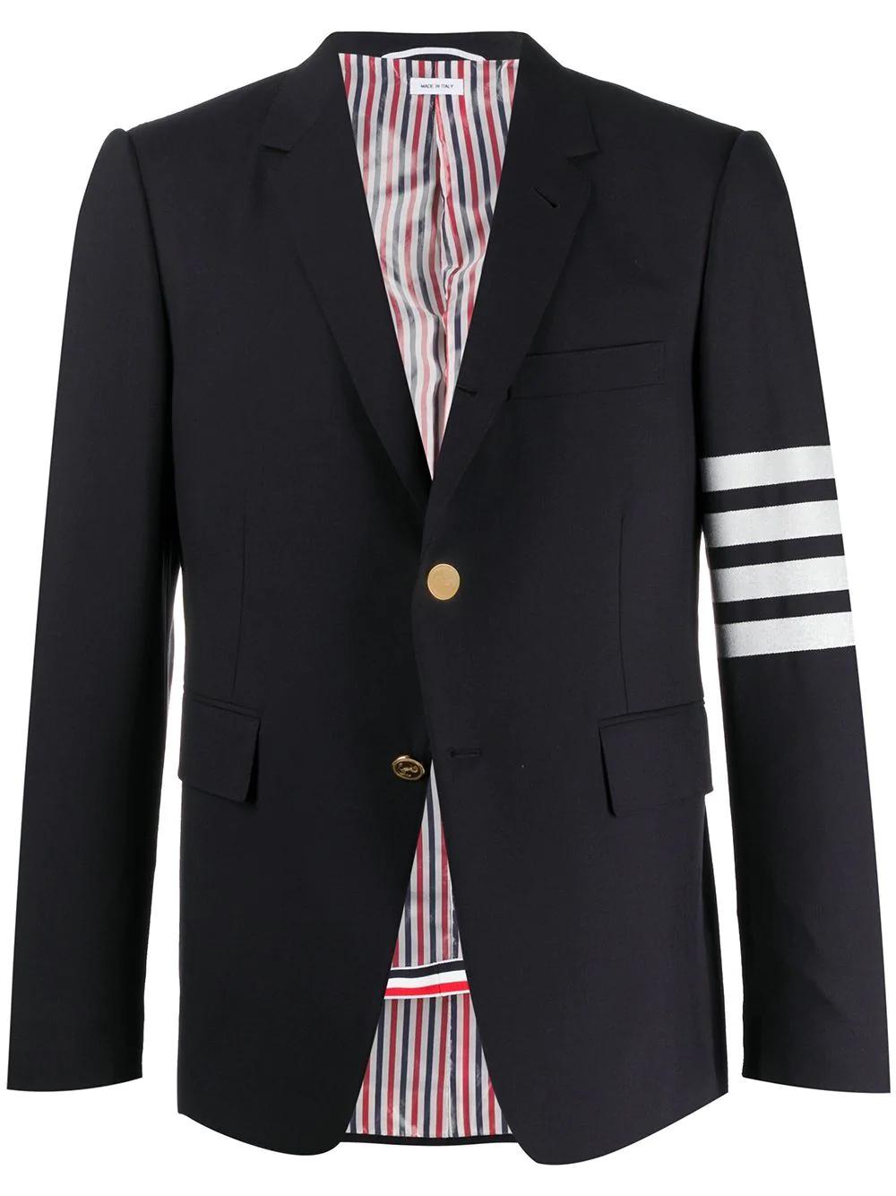 4-Bar stripe single-breasted blazer by THOM BROWNE