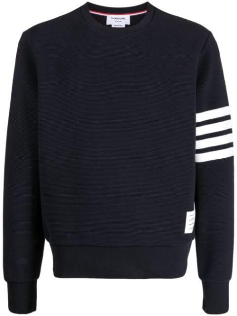 4-Bar stripe sweatshirt by THOM BROWNE