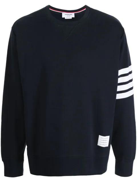 4-Bar stripe sweatshirt by THOM BROWNE