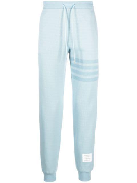 4-Bar stripe track pants by THOM BROWNE