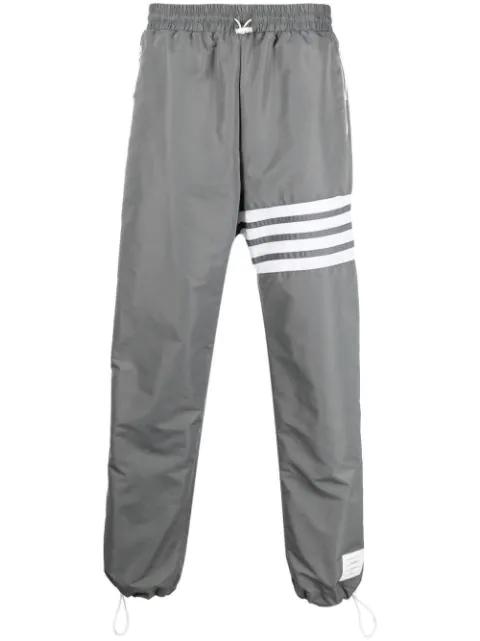 4-Bar stripe track pants by THOM BROWNE