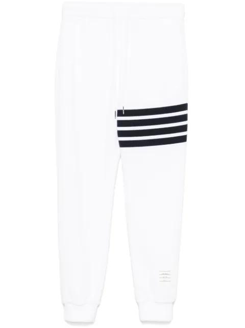 4-Bar stripe track trousers by THOM BROWNE