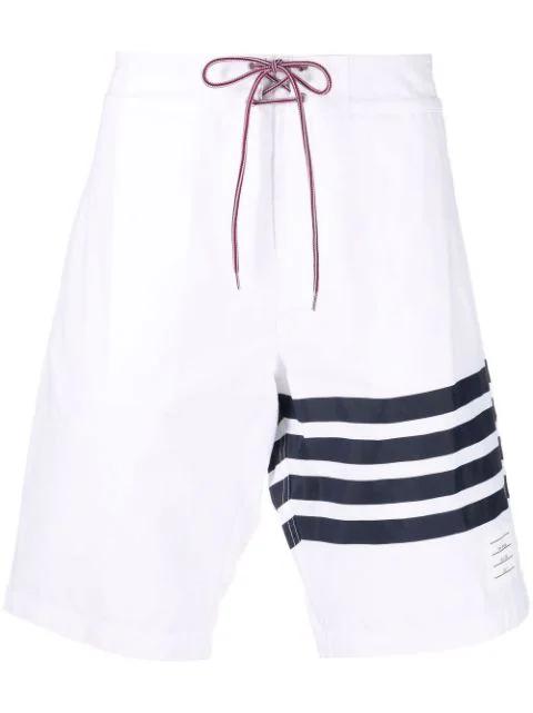 4-Bar swim shorts by THOM BROWNE