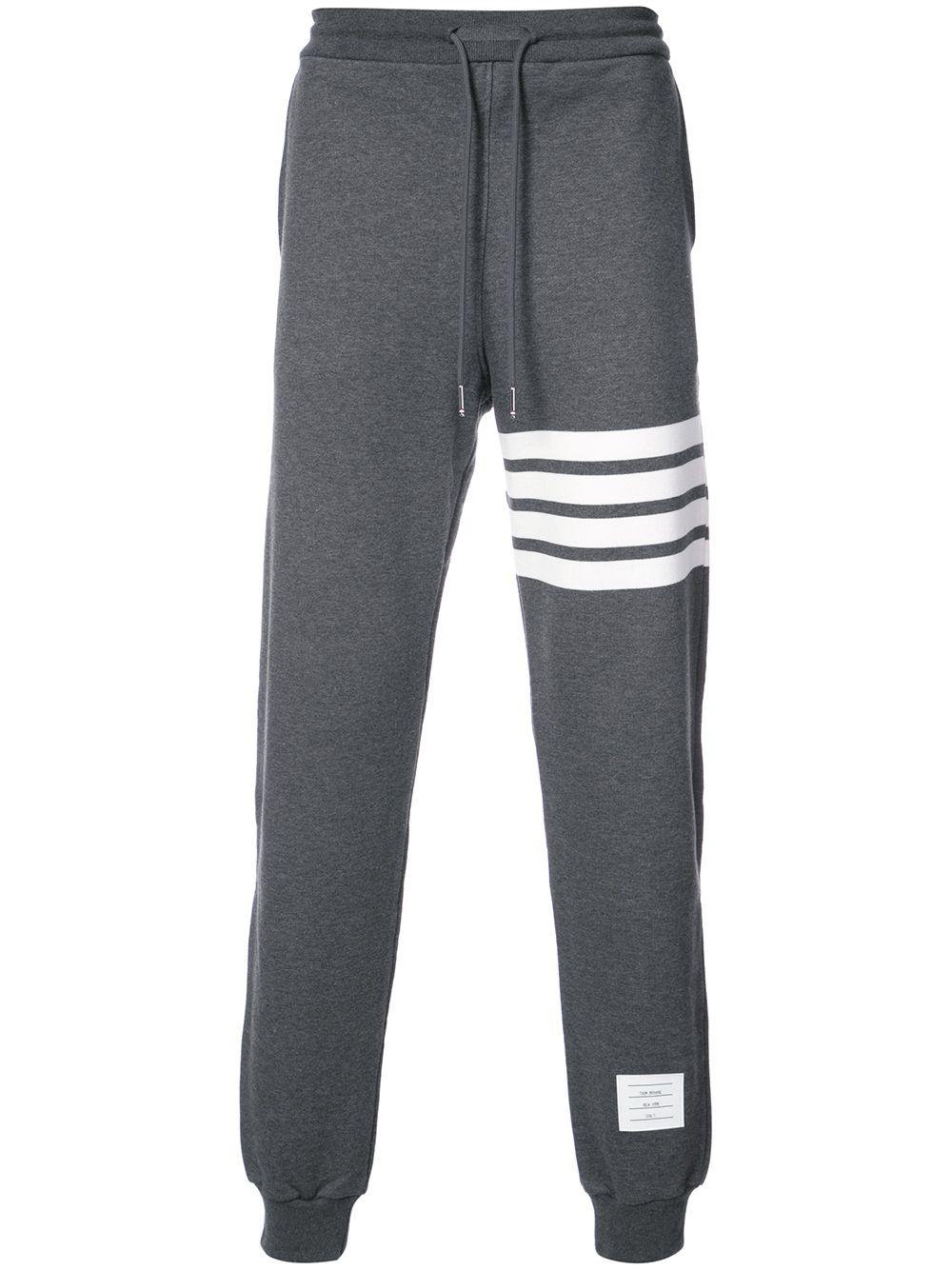 4-Bar track pants by THOM BROWNE