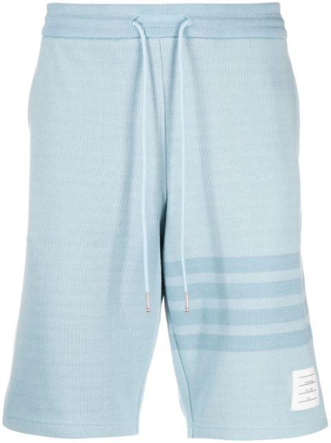 4-Bar track shorts by THOM BROWNE