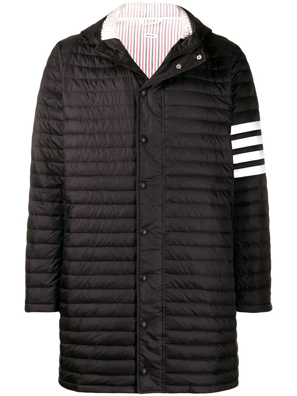 4-bar padded coat by THOM BROWNE