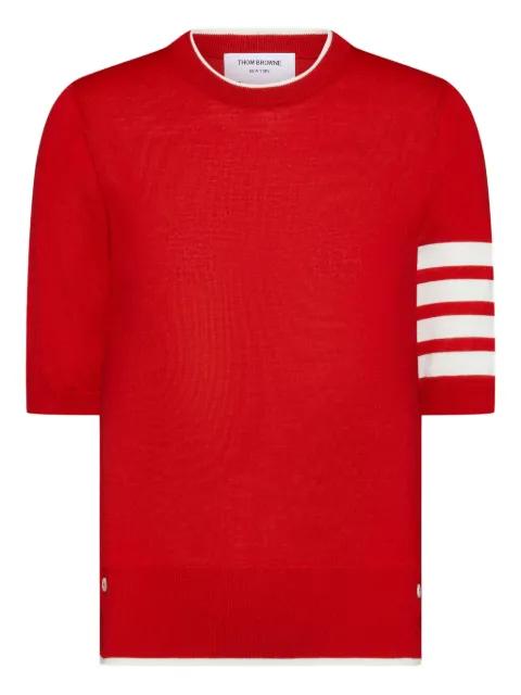4-bar short-sleeve T-shirt by THOM BROWNE
