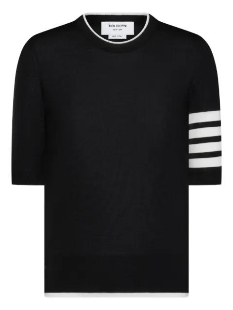 4-bar short-sleeve T-shirt by THOM BROWNE