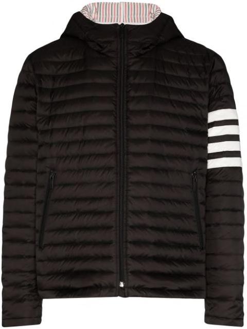 4 stripe padded jacket by THOM BROWNE