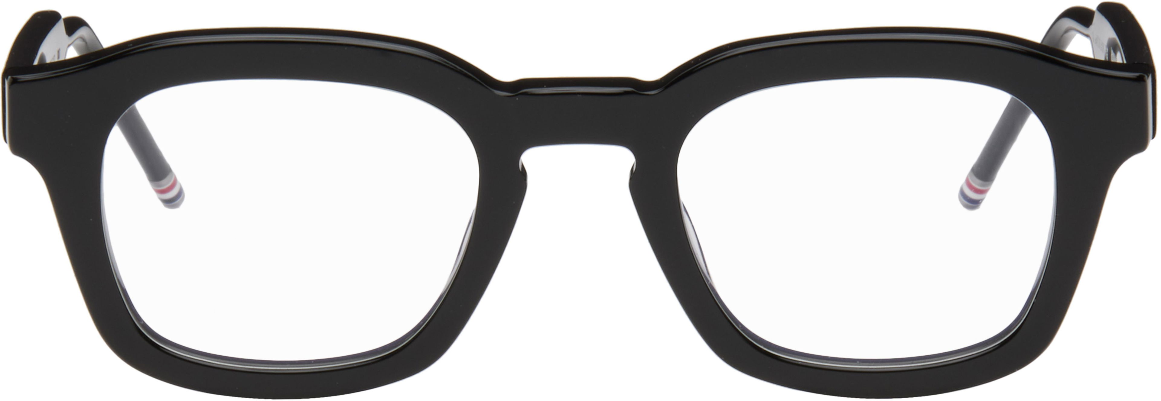 Black Acetate Glasses by THOM BROWNE