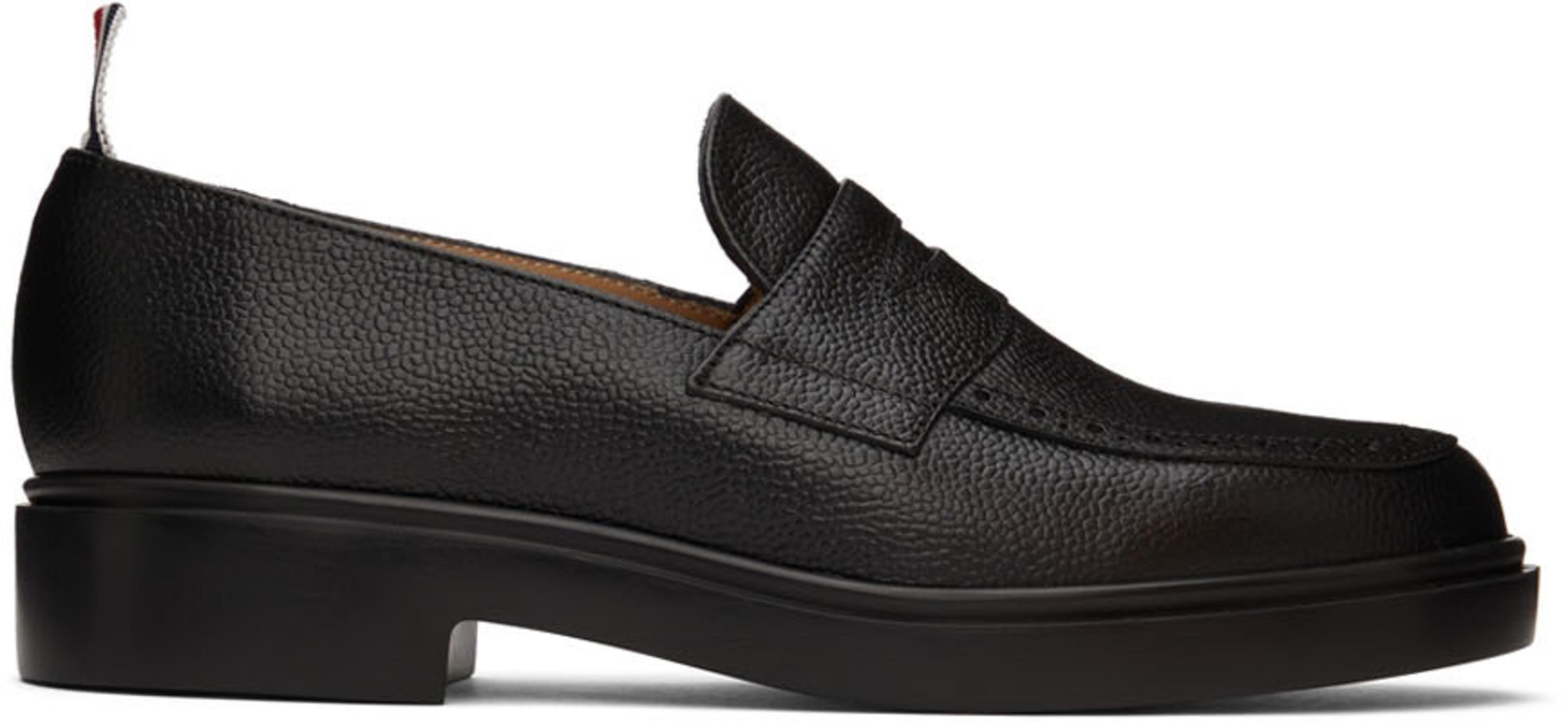 Black Penny Loafers by THOM BROWNE