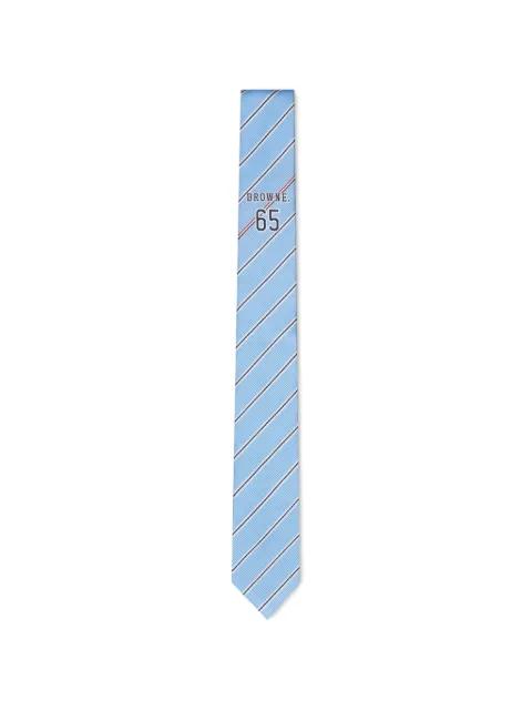 Browne 65 jacquard tie by THOM BROWNE