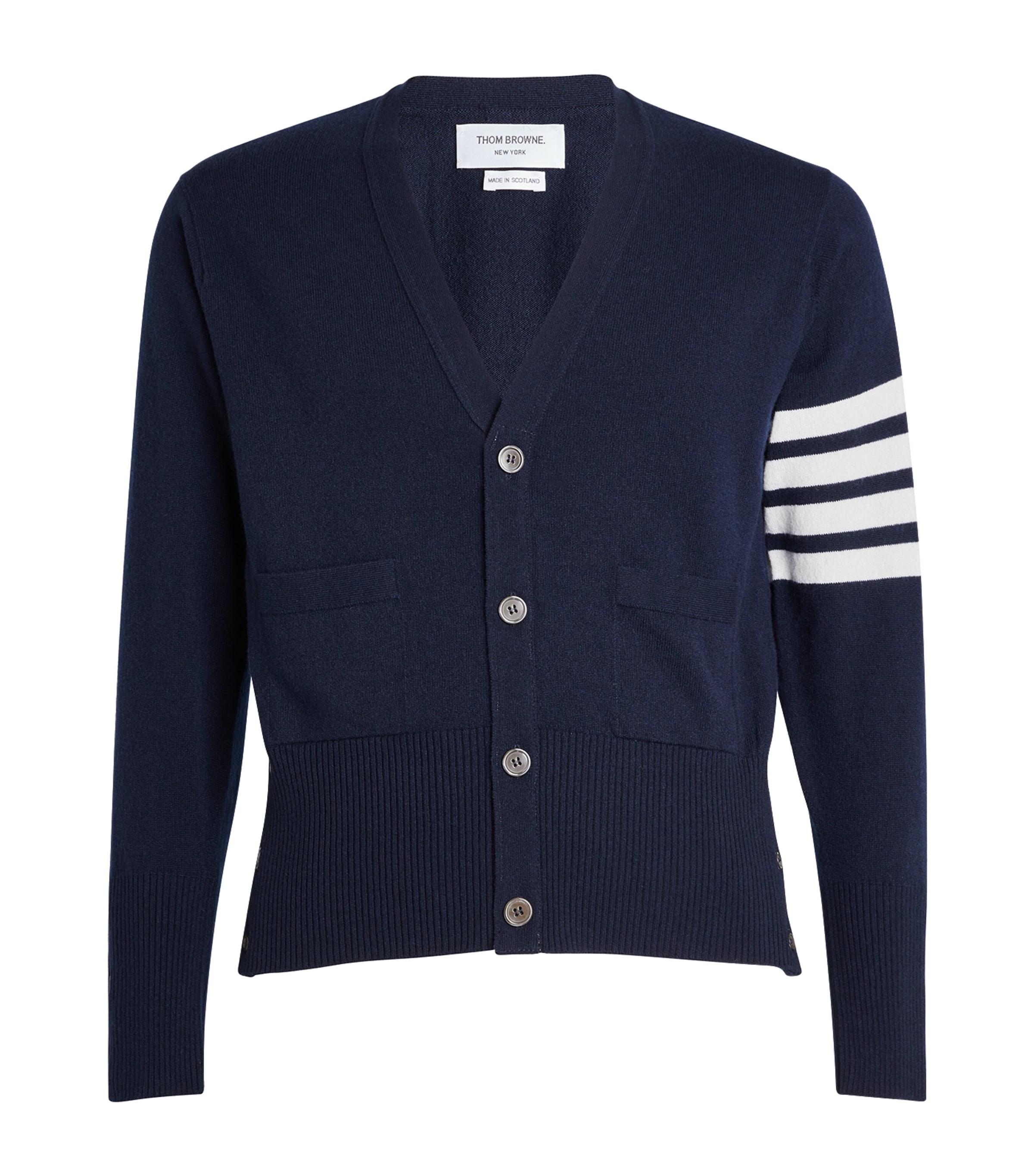Cashmere Button-Up Cardigan by THOM BROWNE