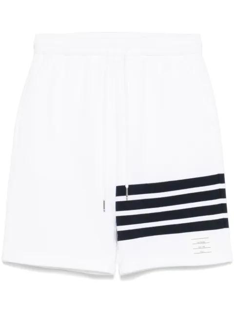 Classic loopback 4-Bar sweat shorts by THOM BROWNE