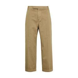 Cotton twill chino trouser by THOM BROWNE