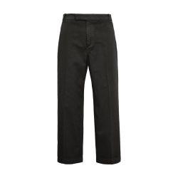 Cotton twill chino trouser by THOM BROWNE