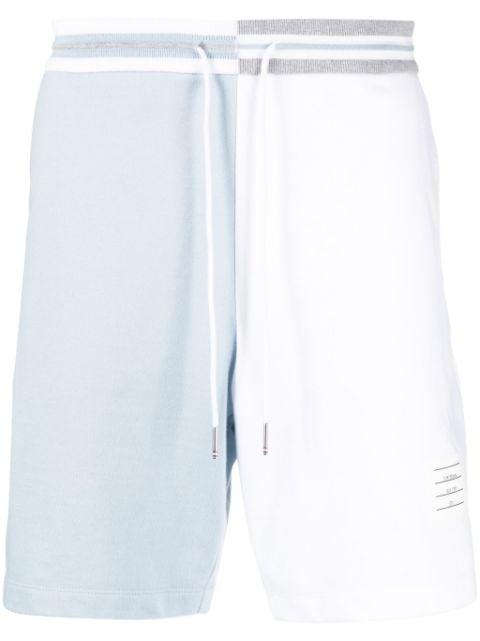 Funmix colour-block shorts by THOM BROWNE