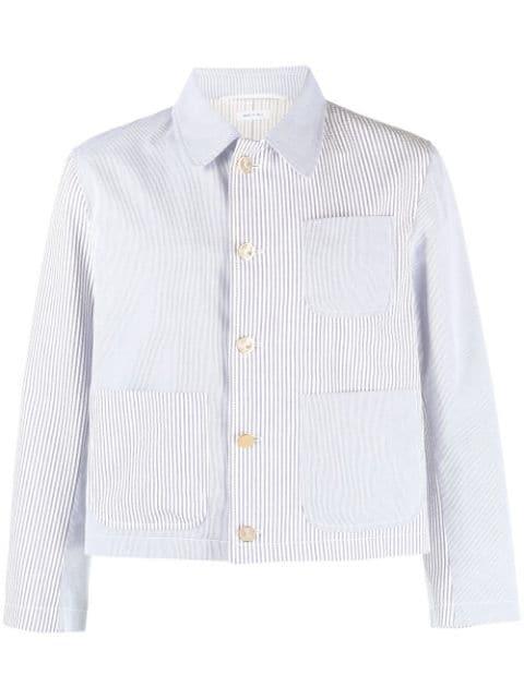 Funmix striped golf jacket by THOM BROWNE