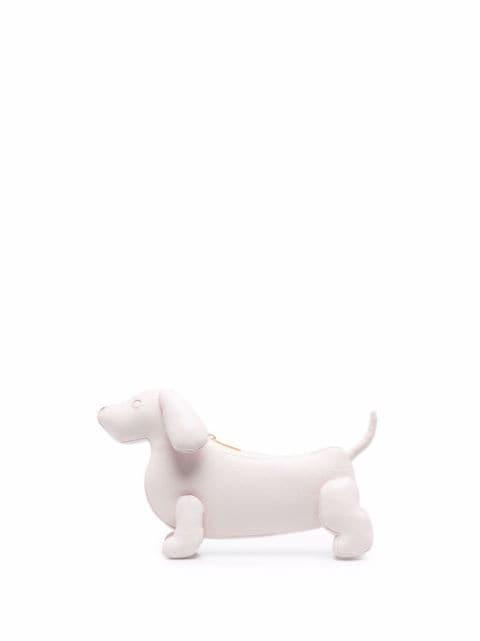 Hector pebbled leather shoulder bag by THOM BROWNE