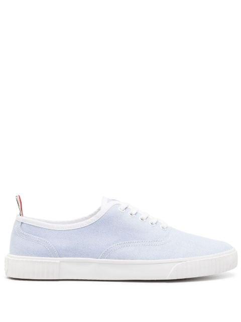Heritage canvas sneakers by THOM BROWNE