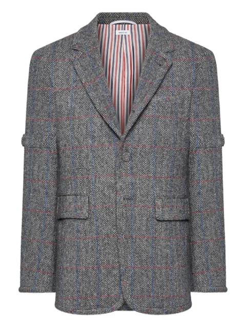 Hunting tweed blazer by THOM BROWNE