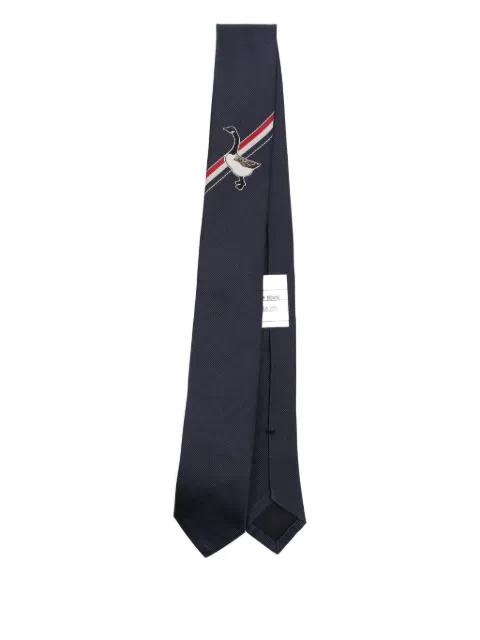 Jacquard tie by THOM BROWNE