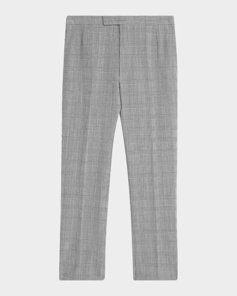 Men's Prince of Wales Straight-Leg Trousers by THOM BROWNE