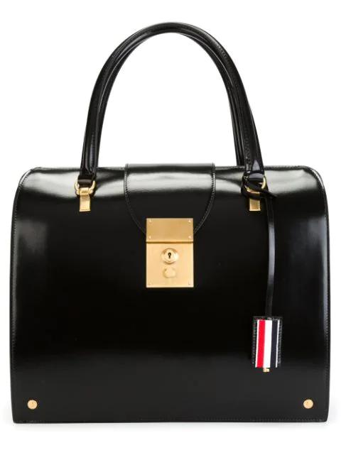 Mrs. Thom leather bag by THOM BROWNE