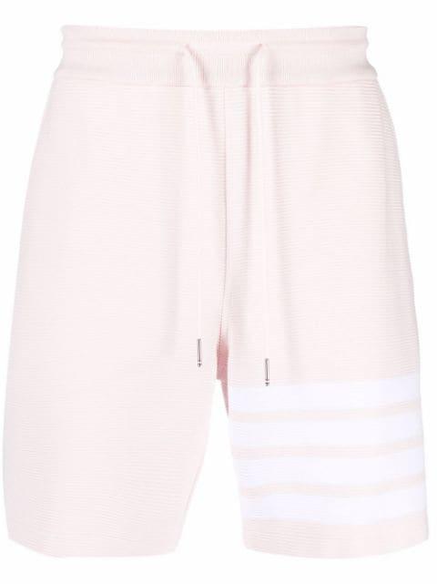 Ottoman 4-Bar track shorts by THOM BROWNE