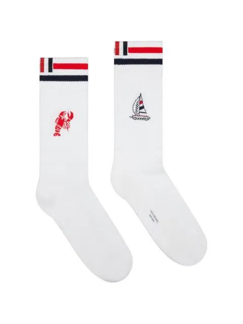 RWB Funmix athletic socks by THOM BROWNE