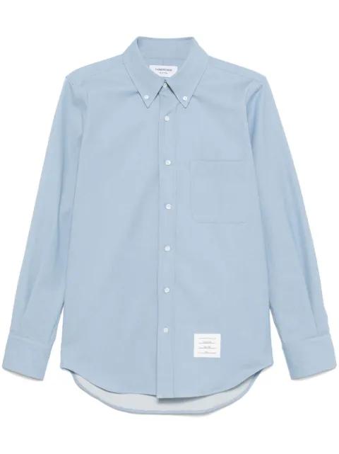 RWB-stripe denim shirt by THOM BROWNE