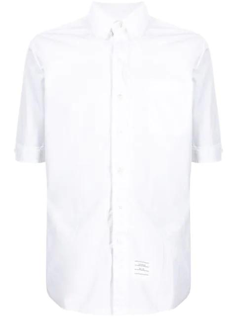 RWB-stripe shirt by THOM BROWNE