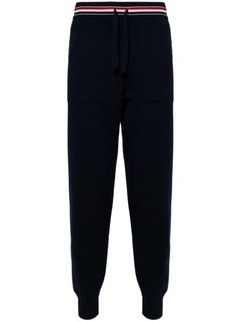 RWB-stripe track pants by THOM BROWNE