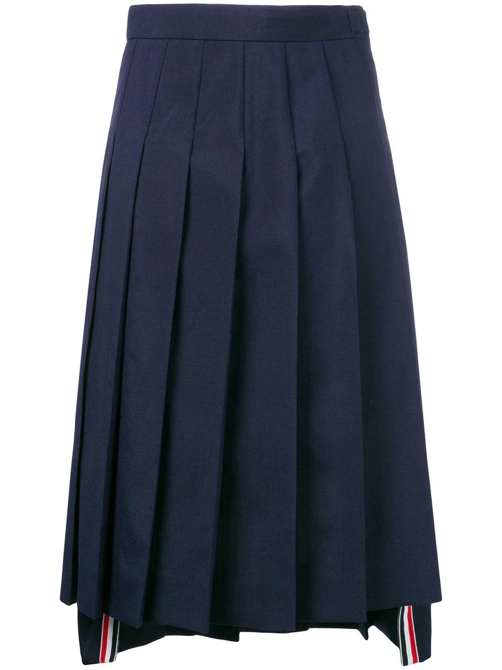 School Uniform Pleated Skirt by THOM BROWNE