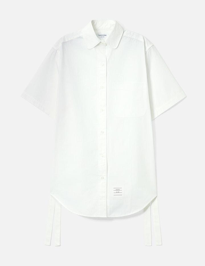 Thigh Length S/S Supersized Shirt Dress by THOM BROWNE