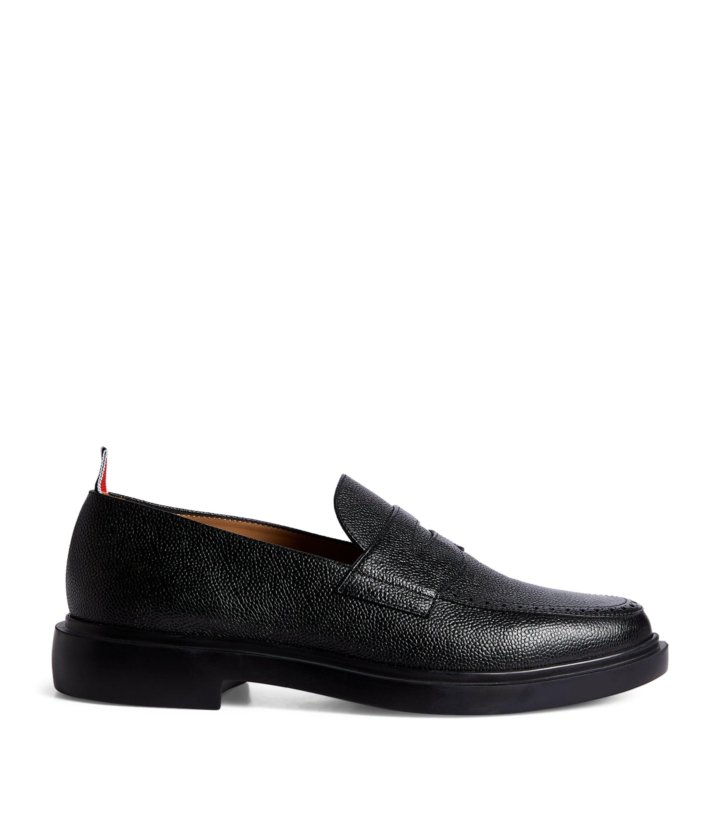 Thom Browne Leather Loafers by THOM BROWNE