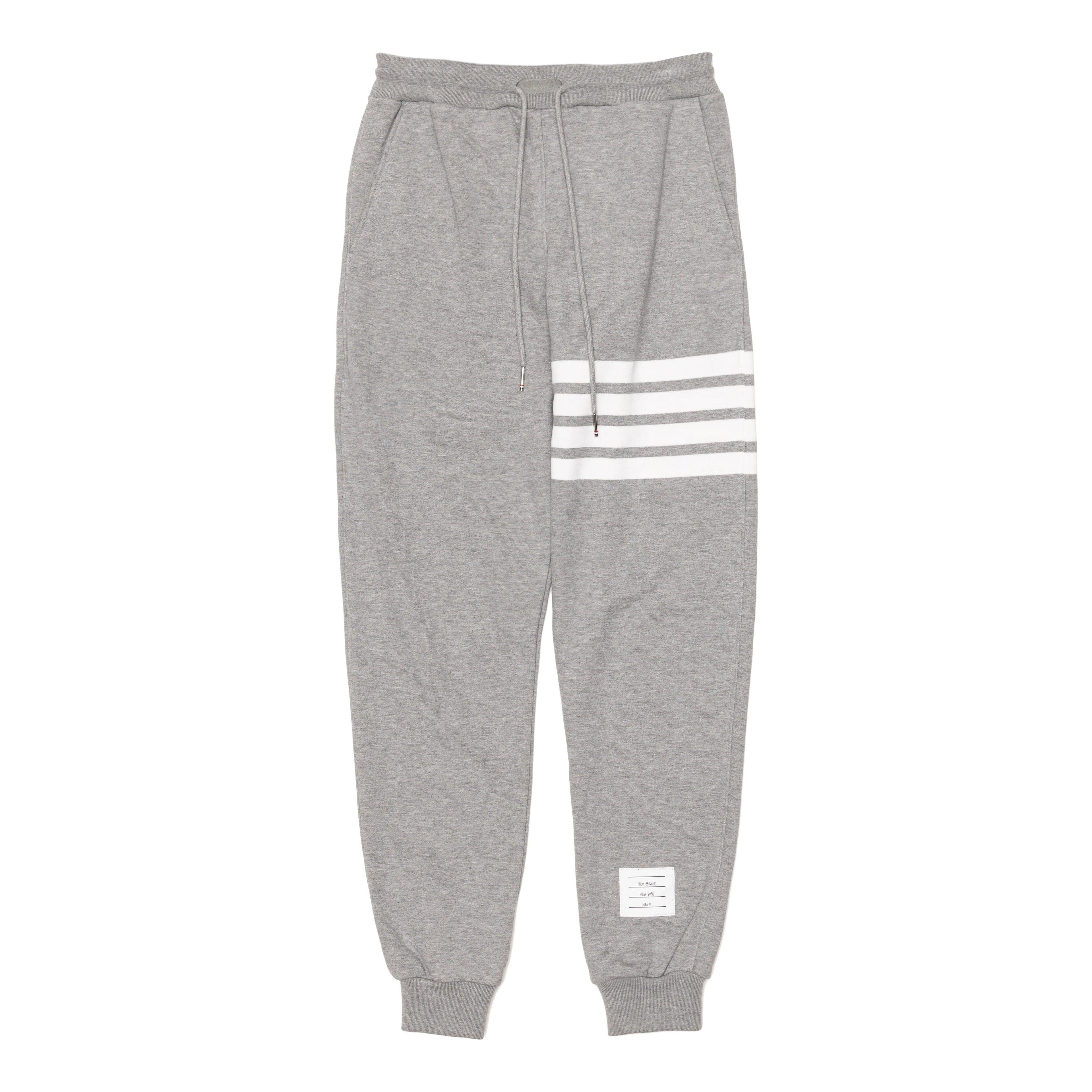Thom Browne - Mens Classic Sweatpant With Engineered 4-Bar - (Light Grey) by THOM BROWNE