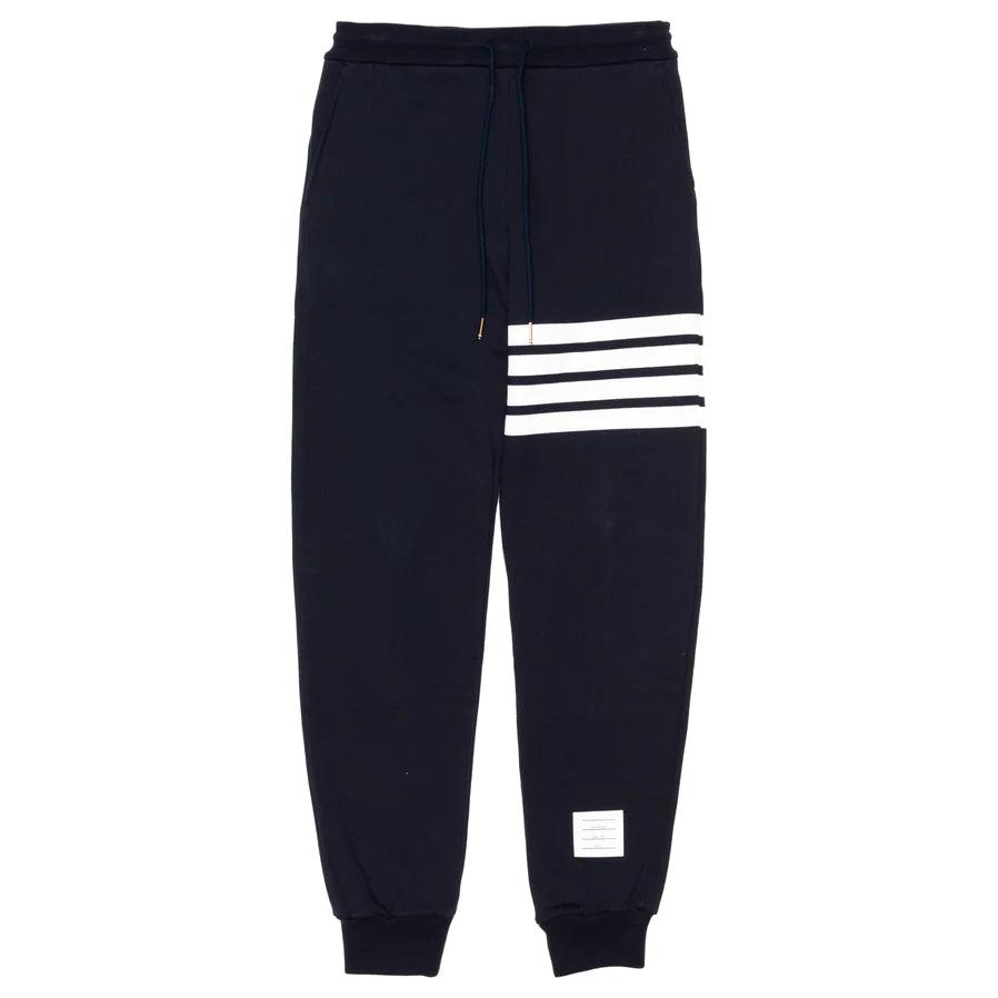 Thom Browne - Mens Classic Sweatpant With Engineered 4-Bar - (Navy) by THOM BROWNE