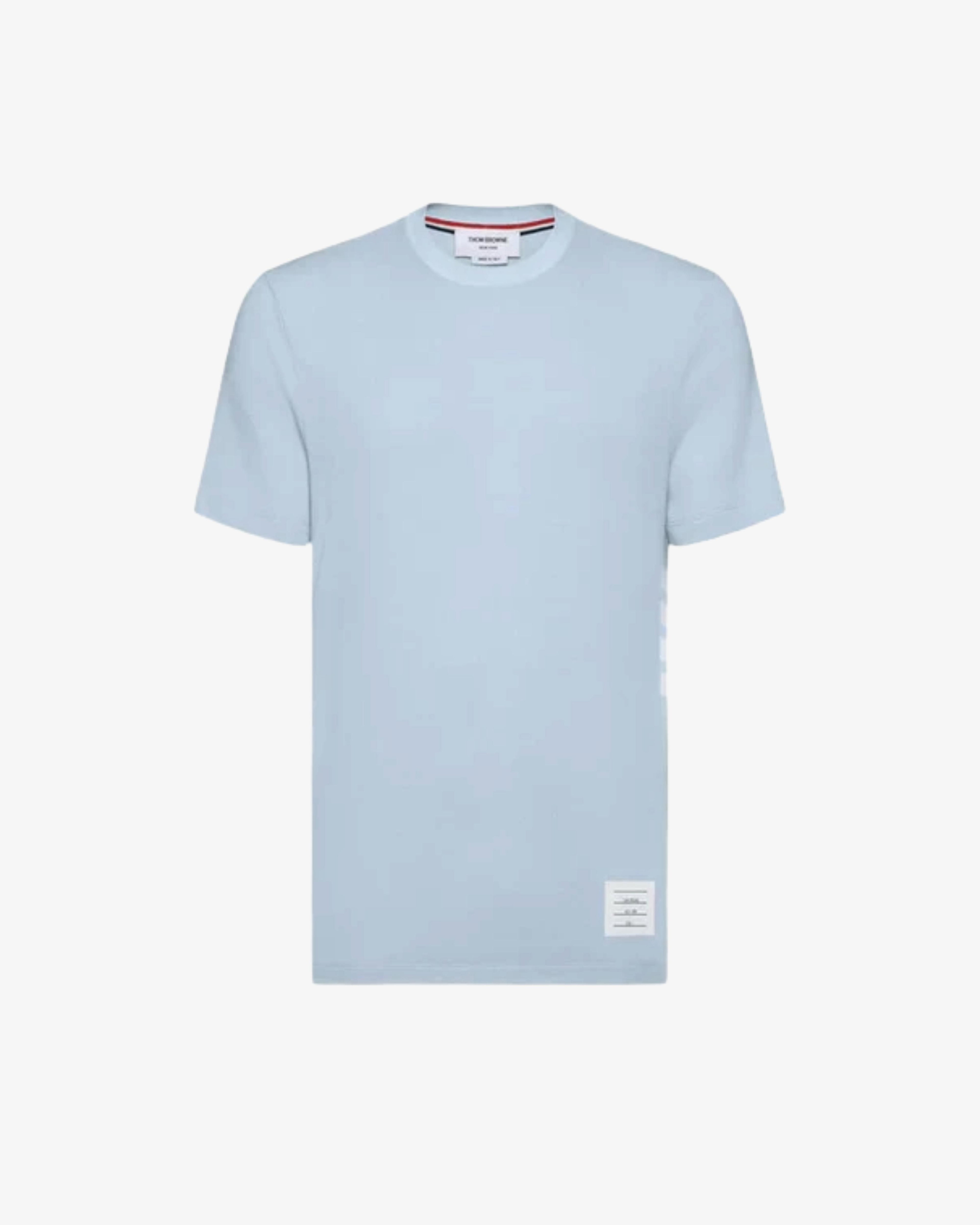 Thom Browne - Men's Short Sleeve Tee - (Light Blue) by THOM BROWNE