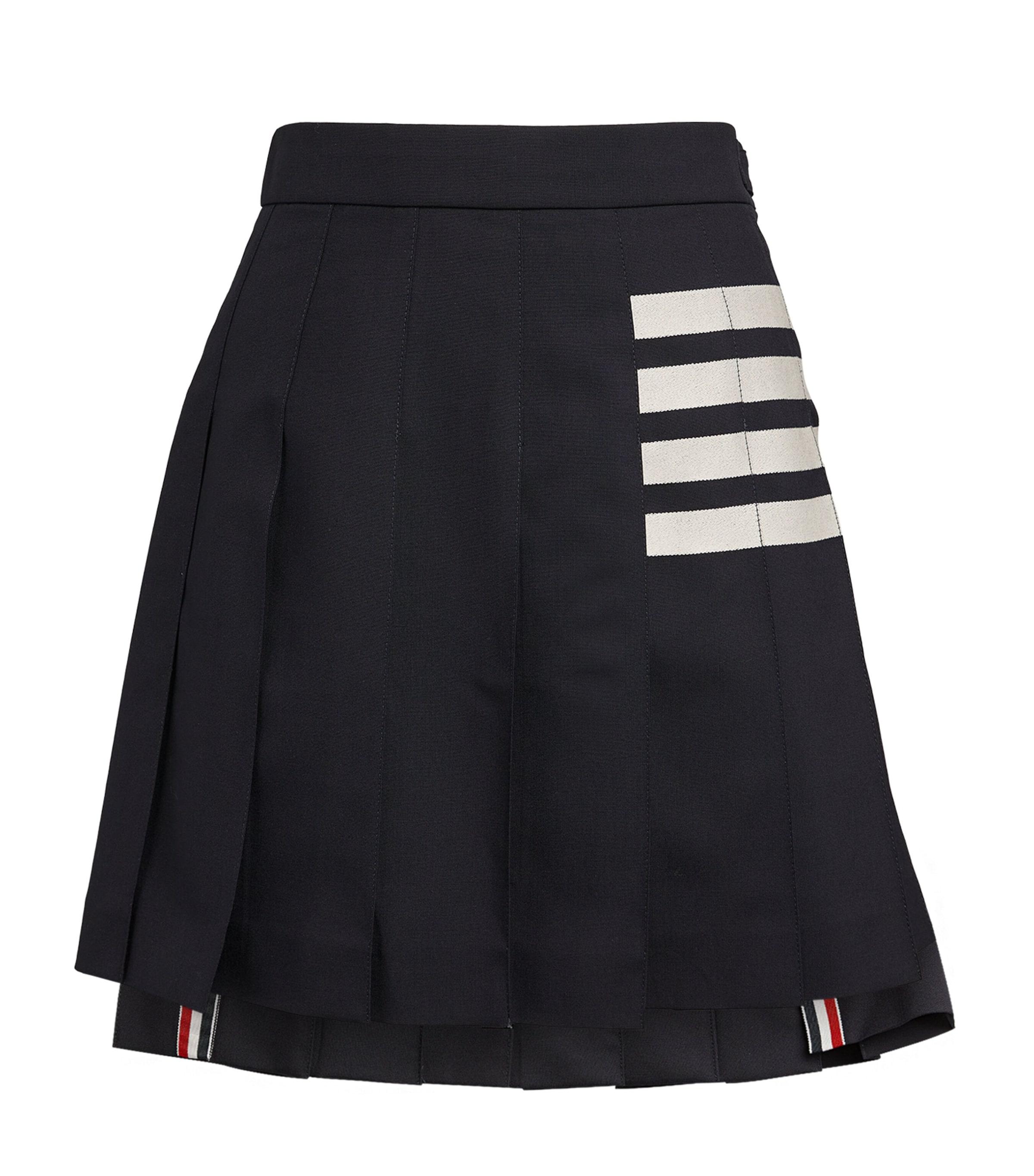 Thom Browne Pleated Mini Skirt by THOM BROWNE
