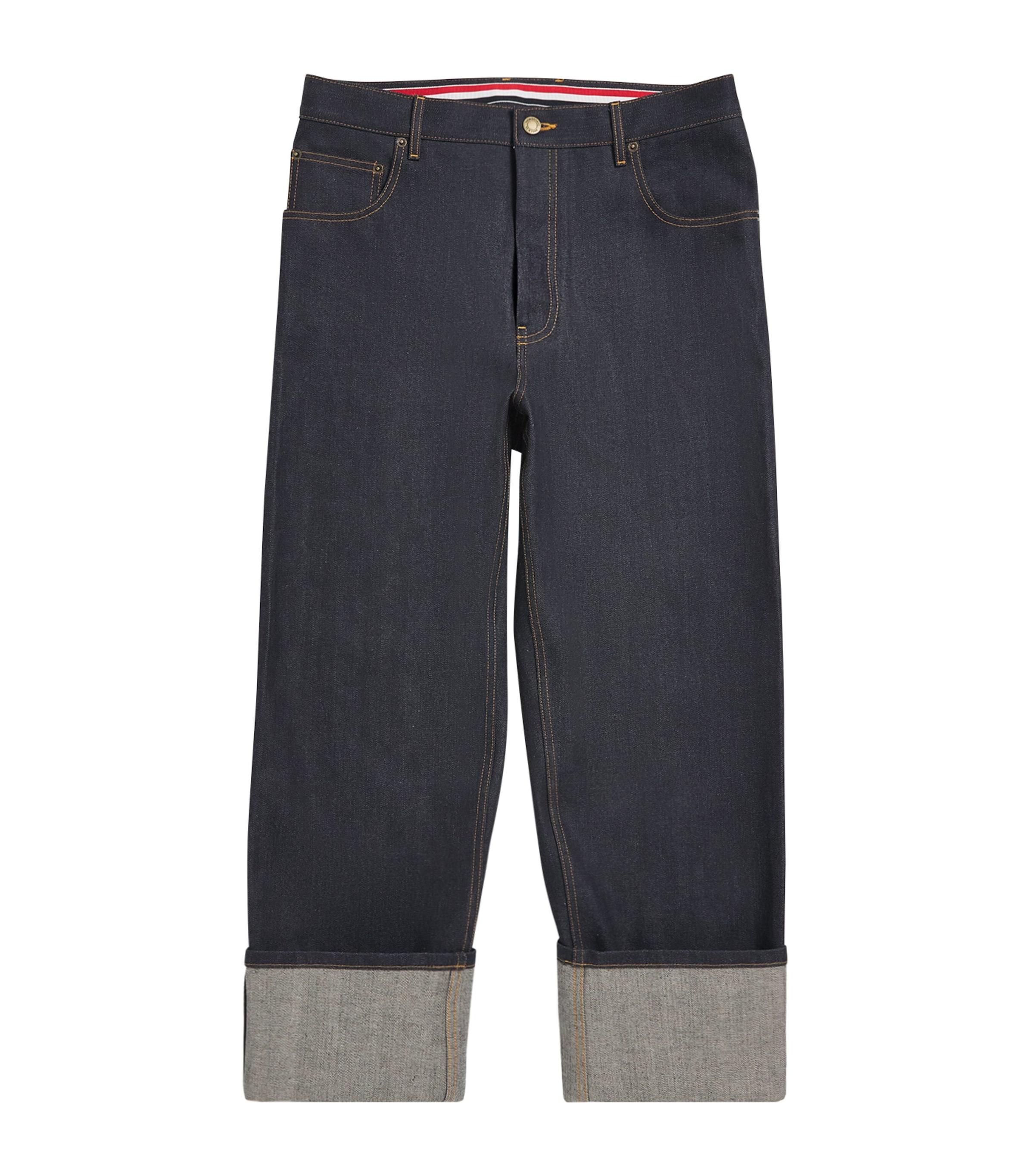 Thom Browne Selvedge Denim Straight Jeans by THOM BROWNE