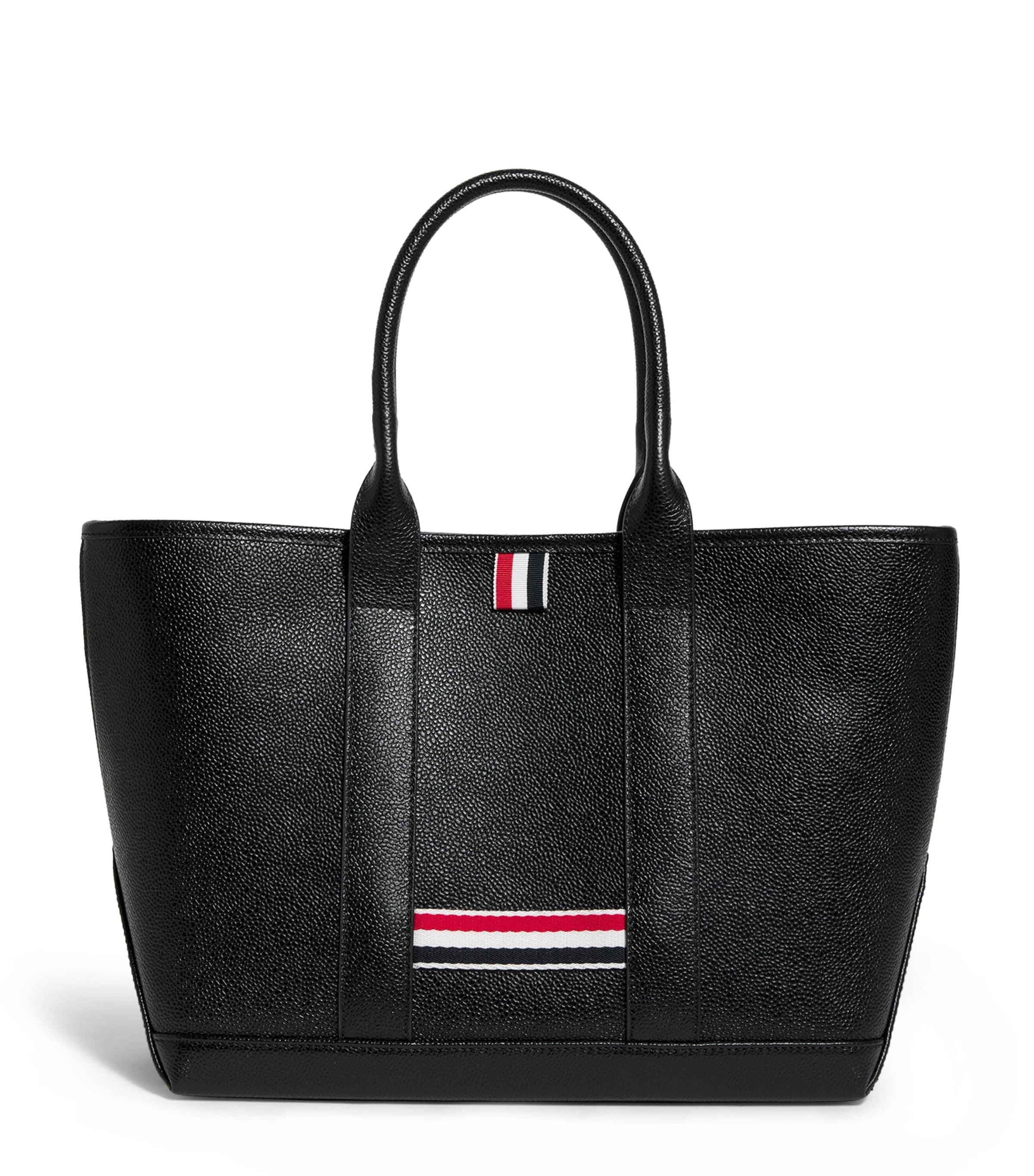 Thom Browne Small Leather Tool Tote Bag by THOM BROWNE