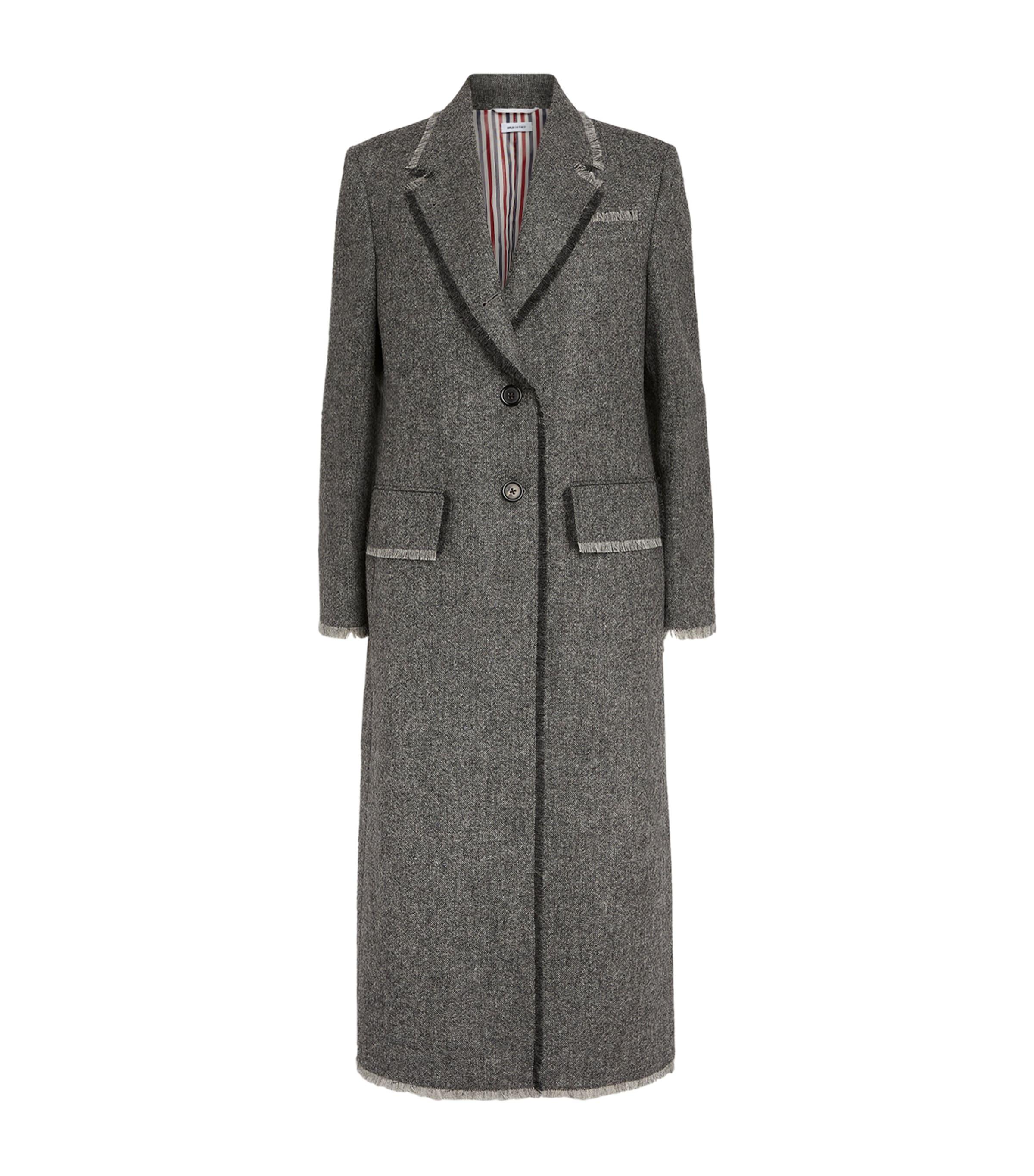 Thom Browne Wide-Lapel Overcoat by THOM BROWNE