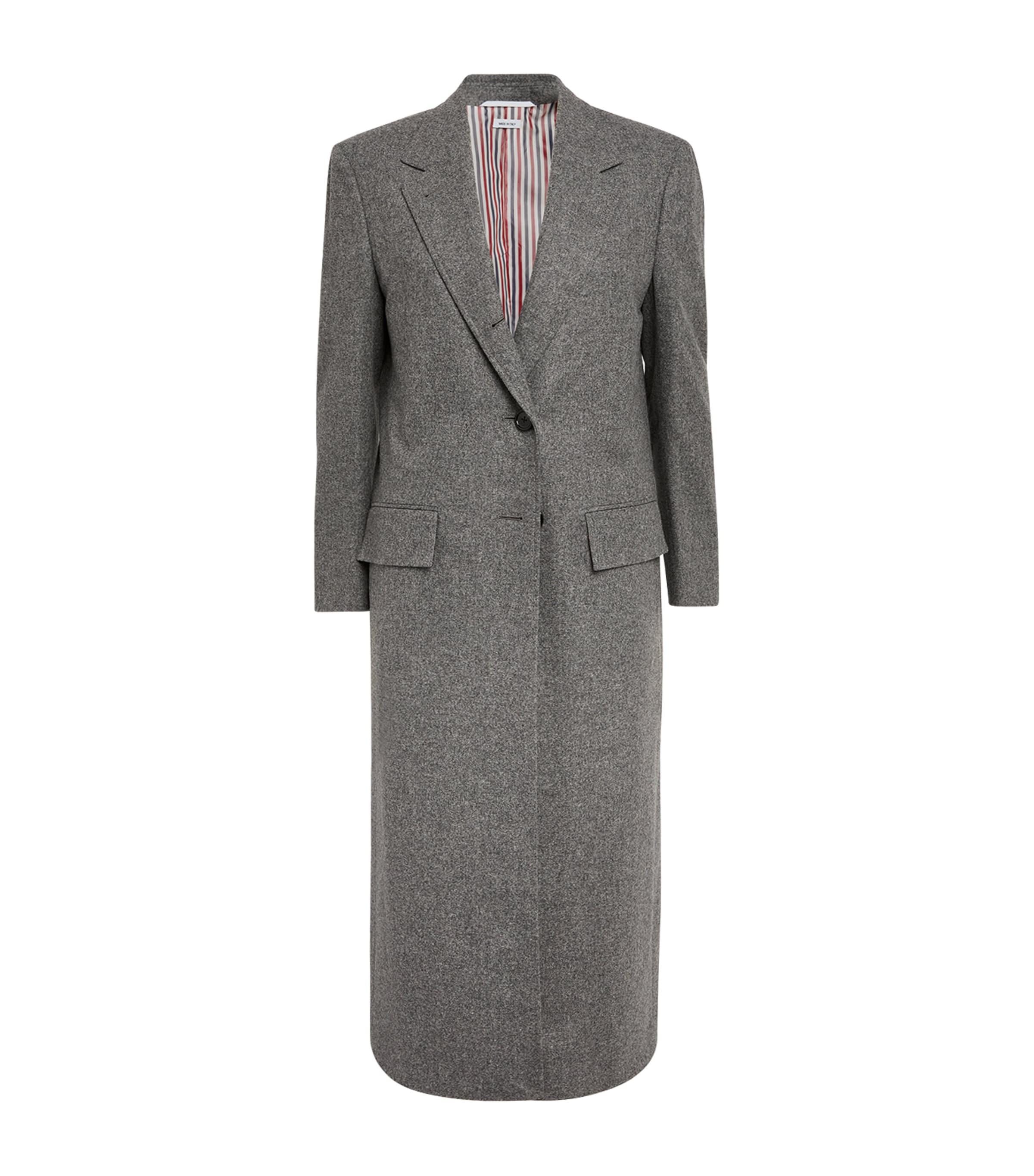 Thom Browne Wide-Lapel Overcoat by THOM BROWNE