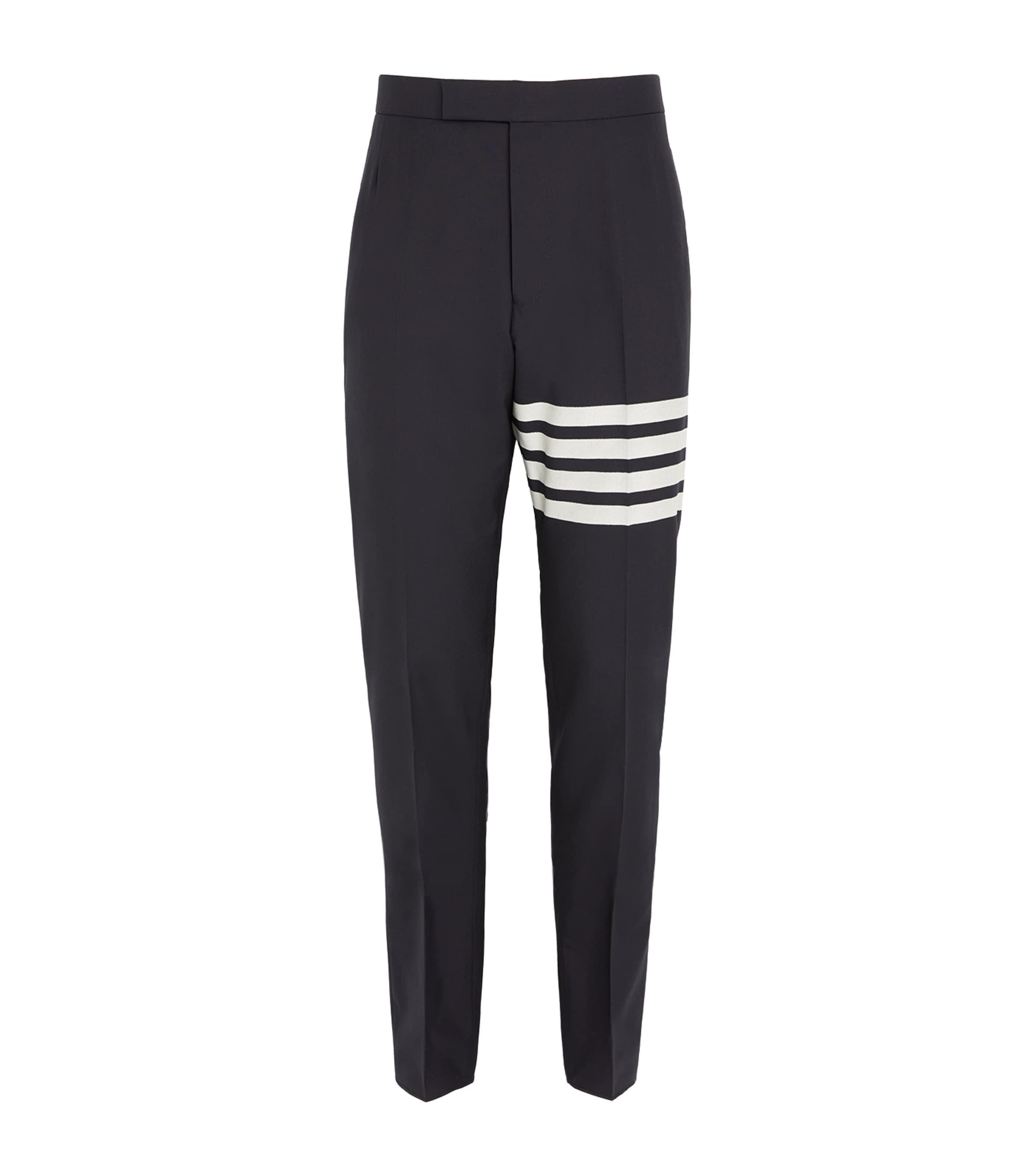 Thom Browne Wool Backstrap Tailored Trousers by THOM BROWNE