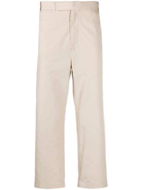 Typewriter Cloth straight trousers by THOM BROWNE