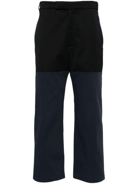 Unconstructed Combo straight-leg trousers by THOM BROWNE