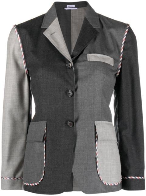 Unconstructed Funmix wool blazer by THOM BROWNE