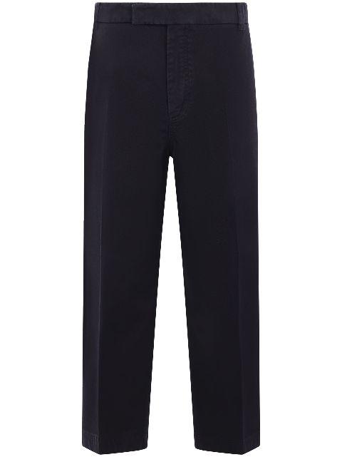 Utility cotton chinos by THOM BROWNE